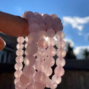 Real Rose quartz stone